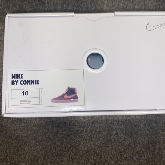 Nike Black Leather Coral Blazer Mid '77 Customized Sneaker Shoes New - Picture 13 of 13